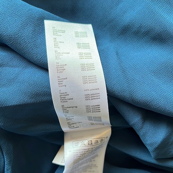 Maje maxi button down dress with waist tie, size 1 or small - Picture 5 of 5